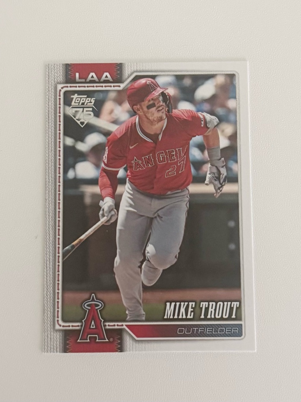 2026 Topps Series 1 Mike Trout collectible LA angels baseball card